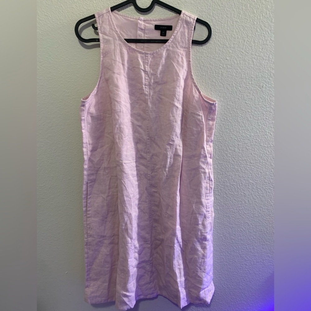 J. Crew Linen Shift Dress Large